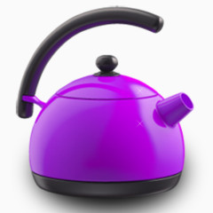 紫色家用水壶