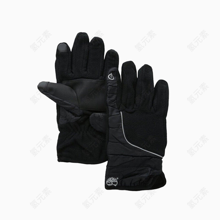 黑色棉防滑手套