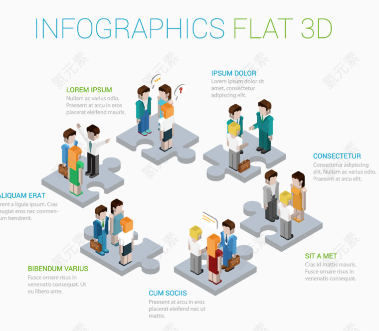 社交3D素材