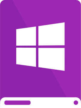 驱动紫色白Windows材质色-白色驱动器