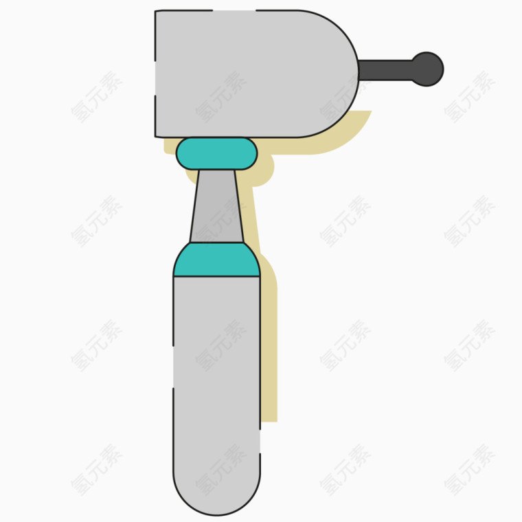矢量卡通牙科仪器