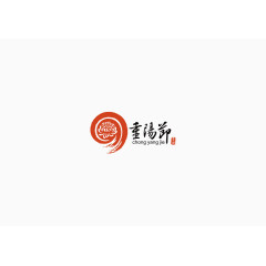 重阳节LOGO图标矢量