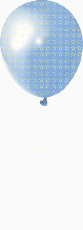 蓝色星星气球