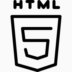编码发展HTML线图标标志编程脚本标志