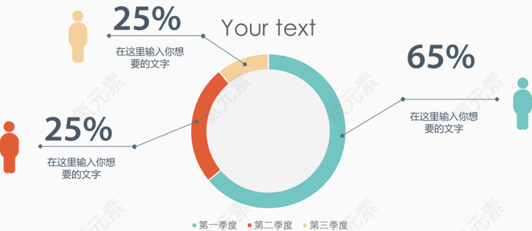 创意环形业绩报表