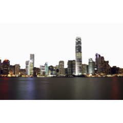 香港海边夜景