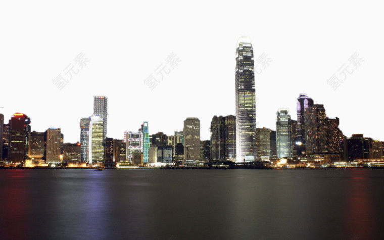 香港海边夜景