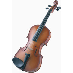 棕色漂亮的提琴免抠图素材