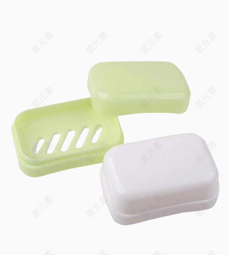白色简易沥水肥皂盒
