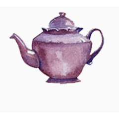 紫色茶壶