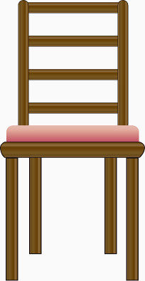 实木带坐垫的椅子