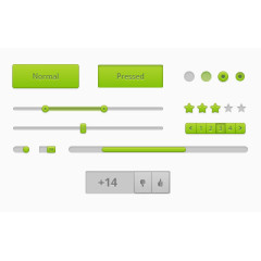绿色UI控件工具