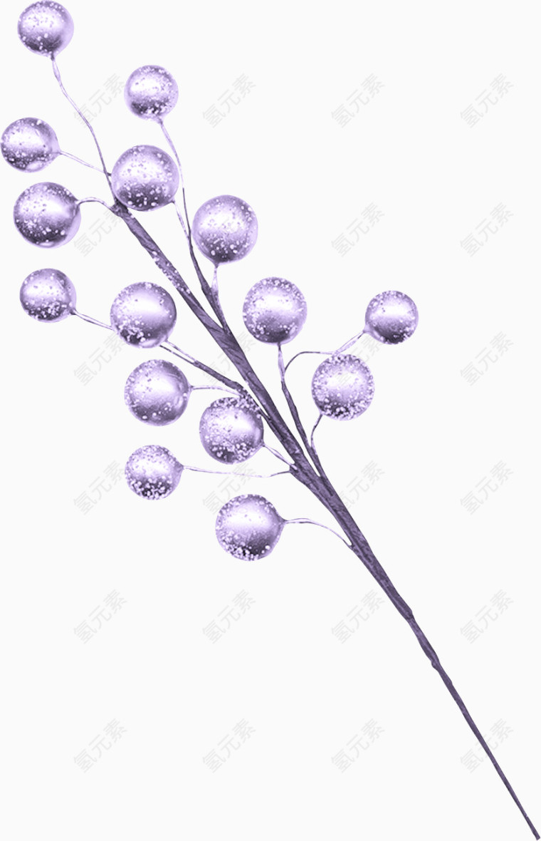 紫色果树