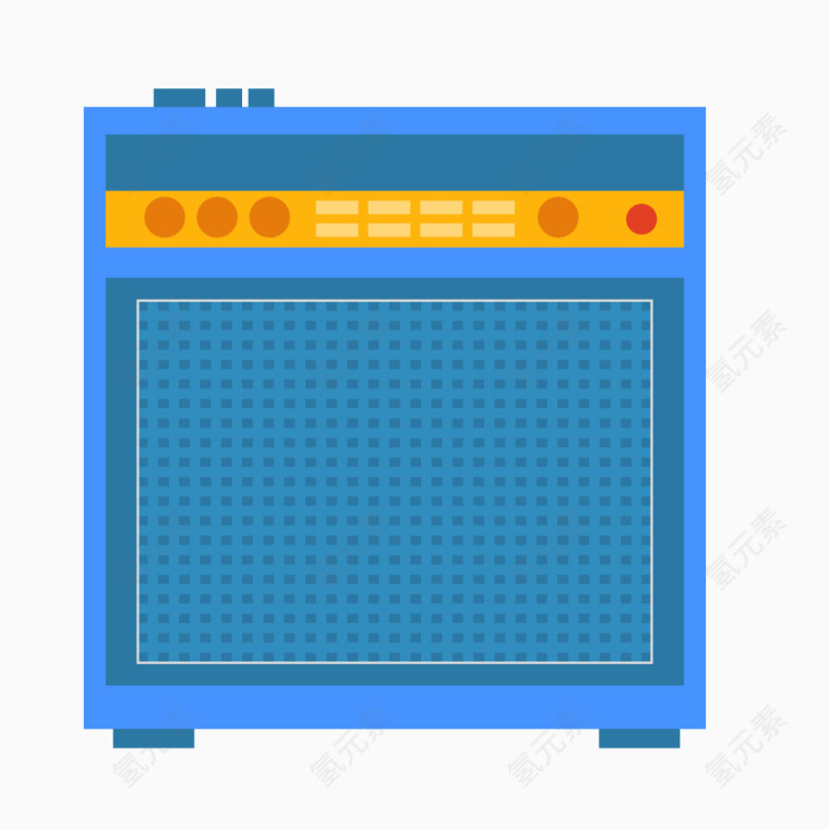 蓝色音响播放工具