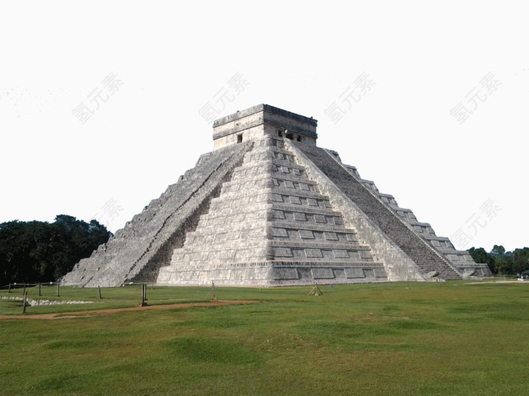 玛雅金字塔风景图