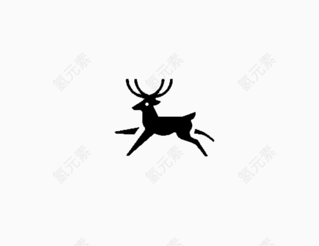 麋鹿标志图片