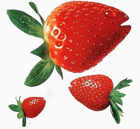 产品实物 草莓 好吃的 红色