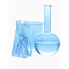 蓝色化学实验工具