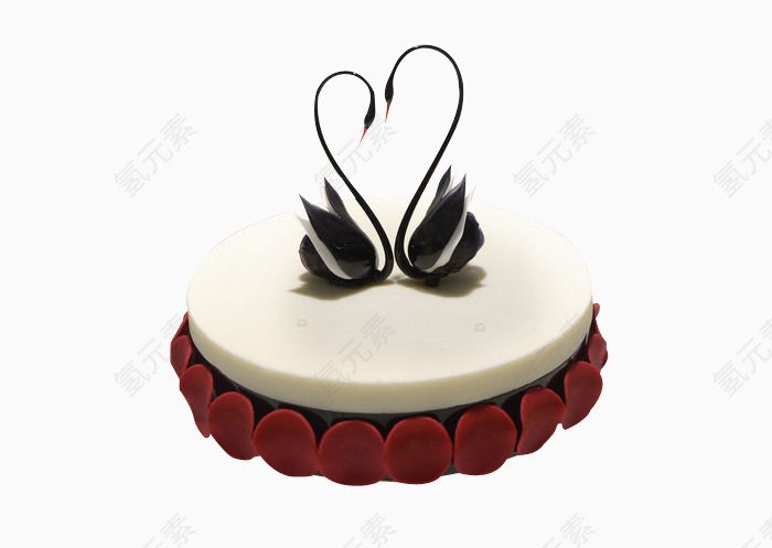 黑天鹅情侣蛋糕