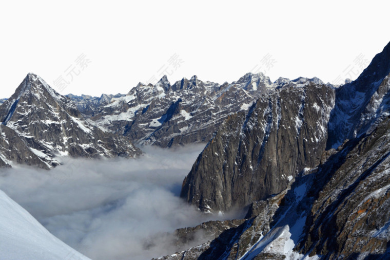 雪山摄影图