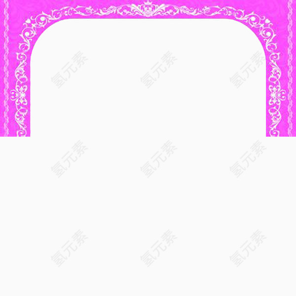 紫色拱门造型