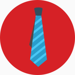 一条蓝色的领带