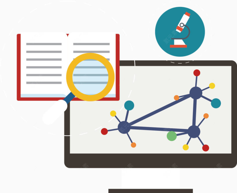 网络分析矢量素材下载