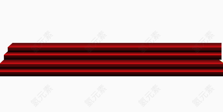 暗红色台阶