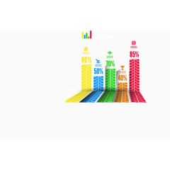 创意车轮印商务信息图矢量素材