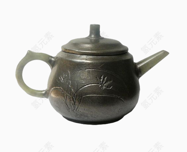 茶色茶壶