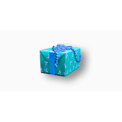 蓝色礼物盒包装盒