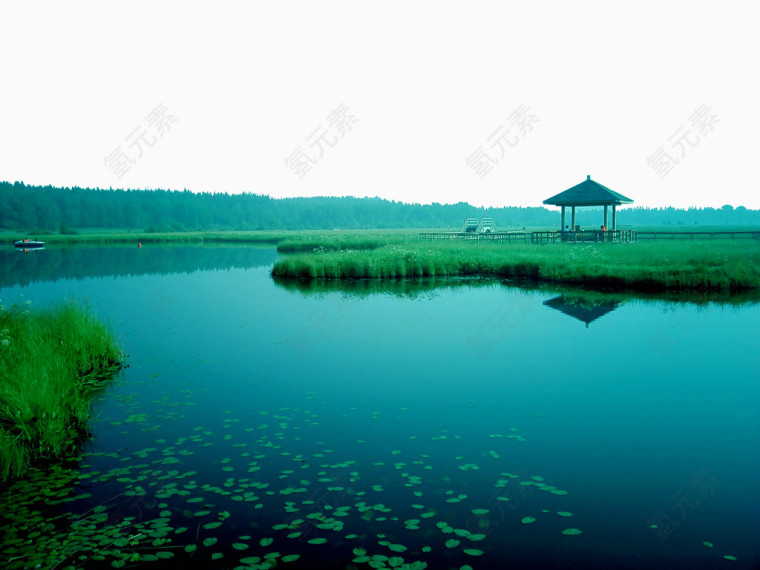 内蒙古景区七星湖