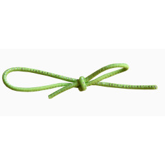 绿色蝴蝶结绳子