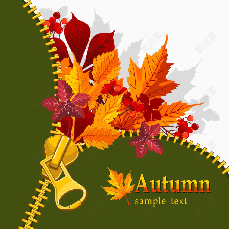 秋季服装广告设计图片