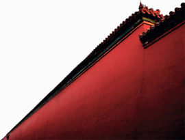 复古红墙