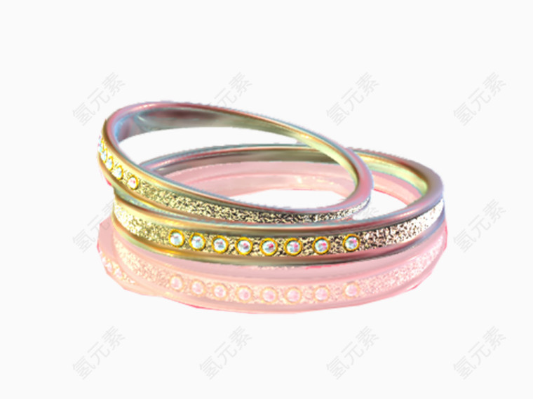 粉色戒指