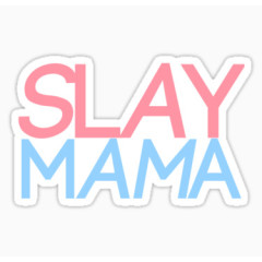 粉蓝色的slay mama