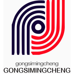 矢量撞色logo