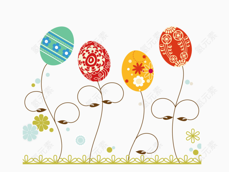 复活节鸡蛋礼品装饰