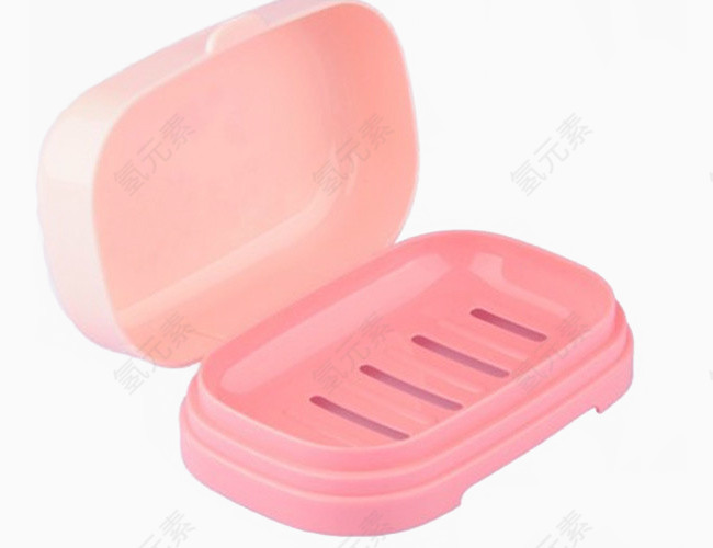 粉色肥皂盒