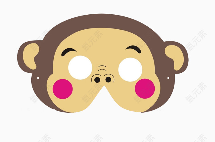 小猴子面具
