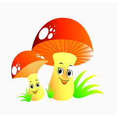 两个小蘑菇