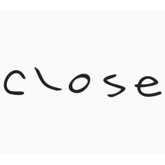 矢量卡通装饰close