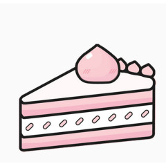 一块草莓蛋糕