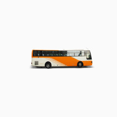 橙色公交车