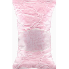 粉色包装袋白底免抠