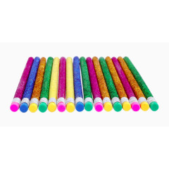 排成一排的铅笔