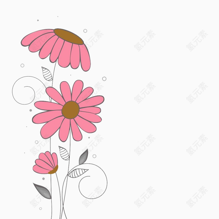 17粉色小花