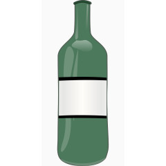绿色的酒瓶