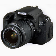 产品实物佳能相机EOS650d微单